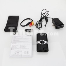Portable Mini Cinema Multimedia Pocket LCOS Projector with SD Card Classical Black